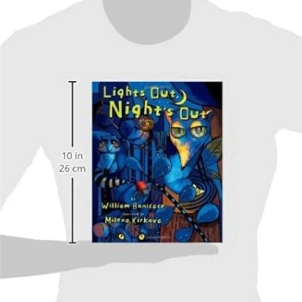 Lights Out, Night's Out: A Glow in the Dark Book (AniMotion) EUC